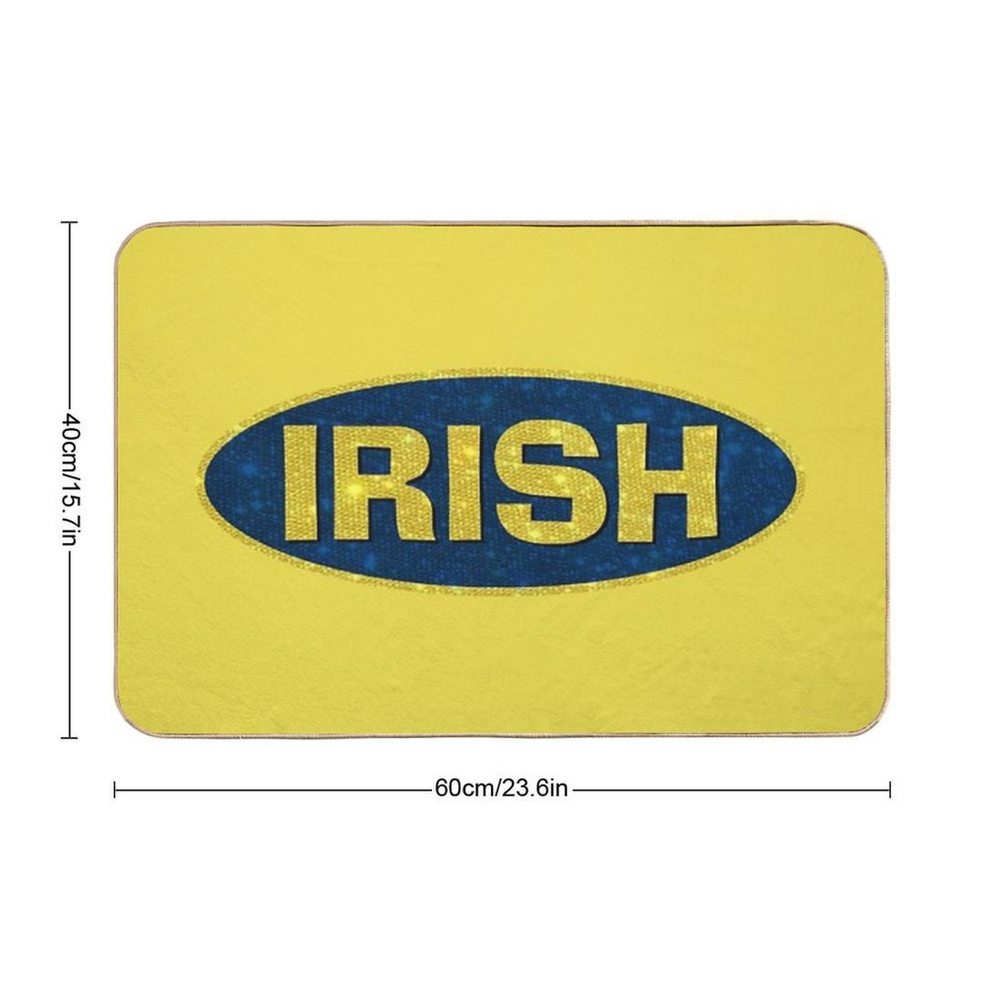 Irish - Clueless Vibes  Pet-Safe Bath Mat