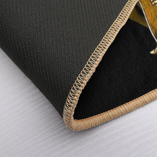 Ery.kah Ba.du Vintage Rnb Playing The Guitar  Dirt-Trapping Bath Mat