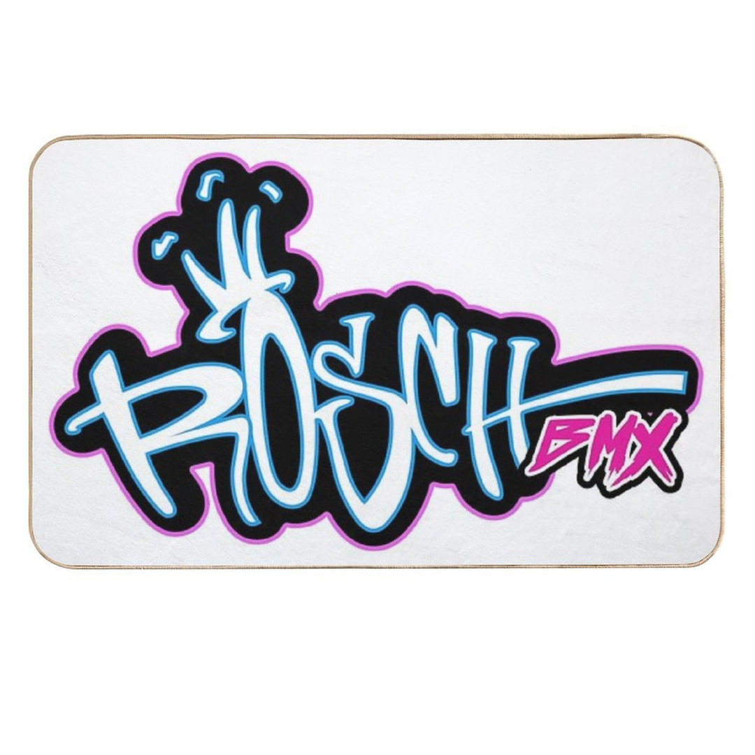 Rosch BMX Graffiti  Absorbent Bath Mat
