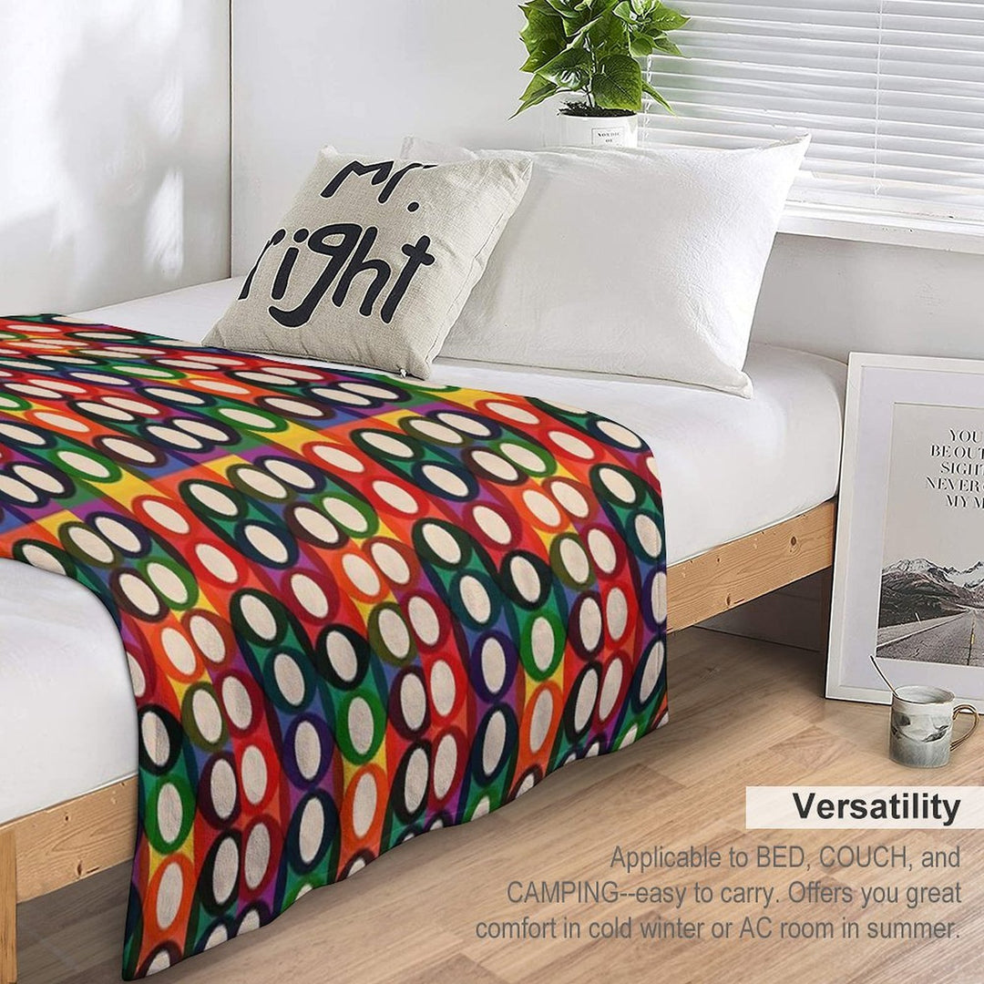 Oppitty Poppitty Shrink-resistant Throw Blanket