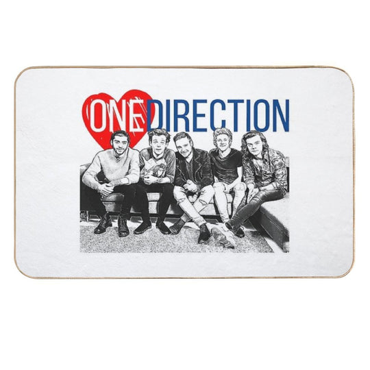 One Direction Heart!!  High-Traffic Bath Mat