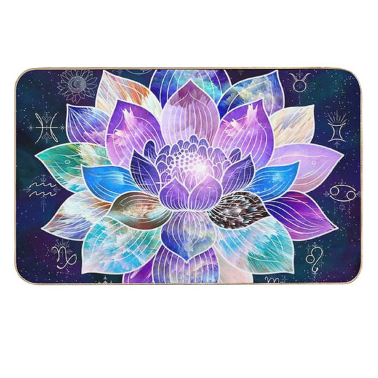 Celestial Lotus  Easy Maintenance Bath Mat