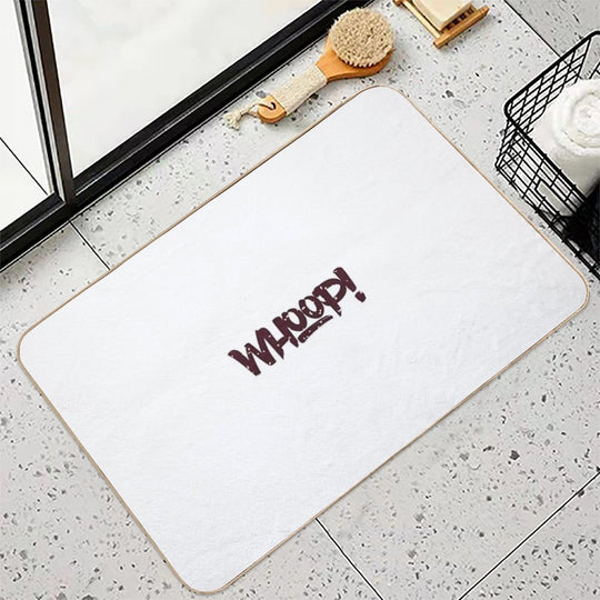 WHOOP! Maroon And Gold Confetti  Repositionable Bath Mat