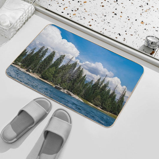 Shaver Lake in Summer  Multi-Purpose Bath Mat