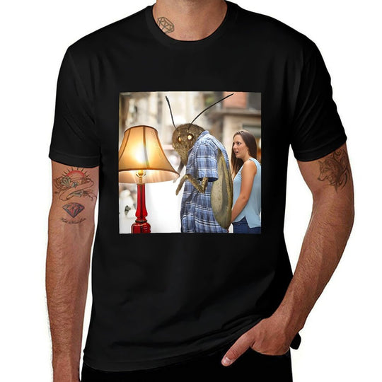 Moths Insect Lamps Meme Yall Got Any Uhhh Lamps Sarcastic  Oversized Silhouette T-Shirt