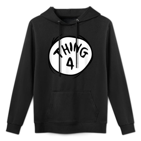 Dr. Seuss Thing 4 Emblem Halloween Costume Special Edition Machine Washable Hoodie