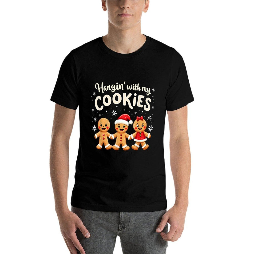 Hangin With My Cookies Gingerbread Christmas Funny Teacher  Classic T-Shirt
