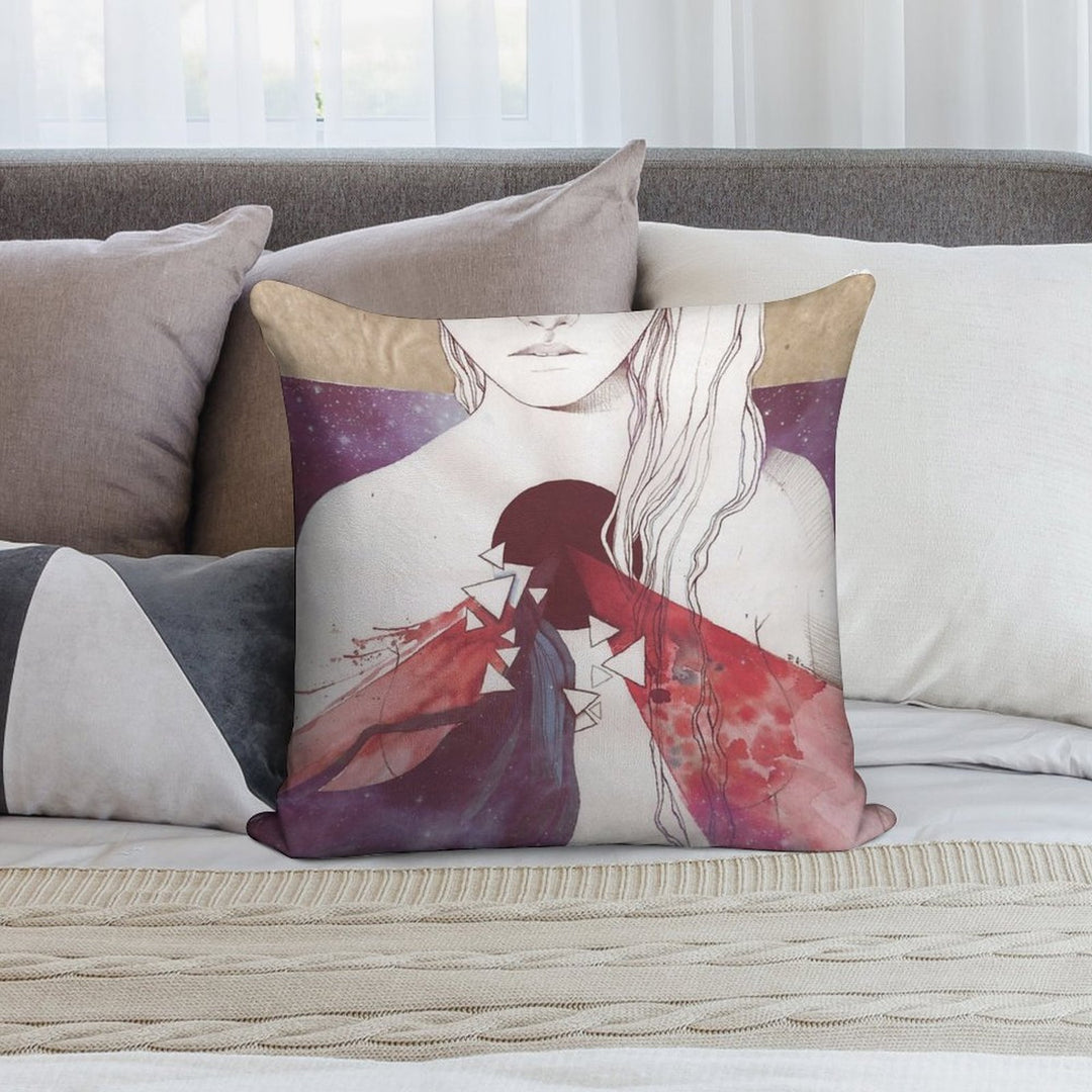 Supermassive Black Hole Soft High-Density Material Throw Pillow