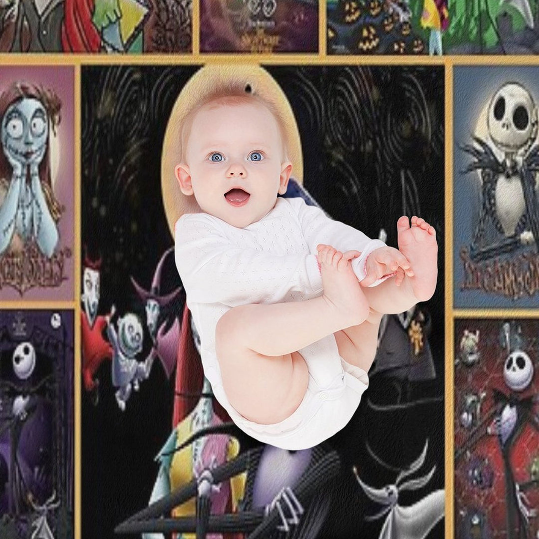 Nightmare Before Christmas Quick-dry Throw Blanket