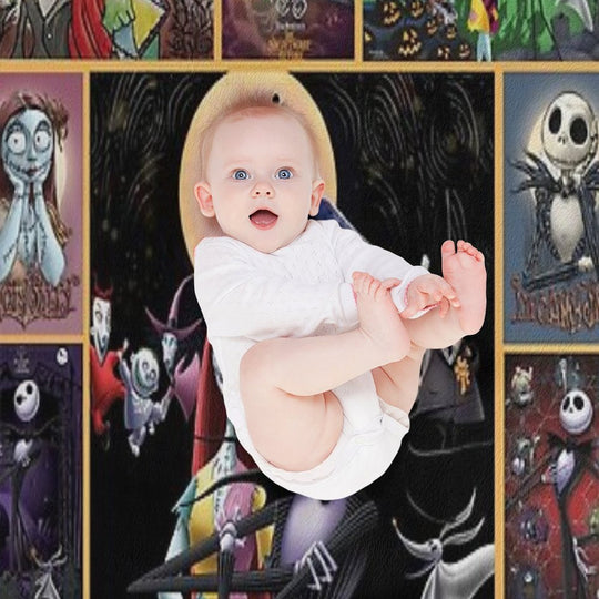 Nightmare Before Christmas Quick-dry Throw Blanket