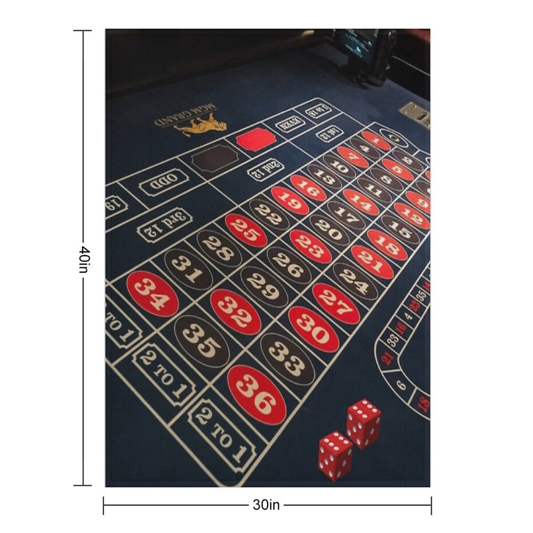 Roulette, Gambling,dice,casino Anti-pilling Throw Blanket