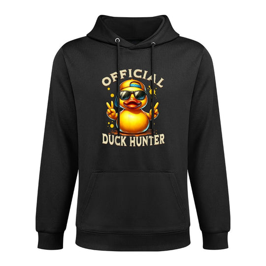 Duck Cruise Boat Funny Rubber Duck Hunting Squad Medium-Weight Fabric Hoodie