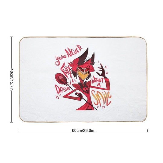 Verosika Mayday Funny Man Hazbin Hotel Alastor Fan  Eco-Friendly Bath Mat