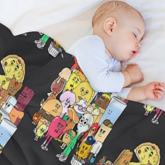 The Apple And Onion Gang Premium Throw Blanket