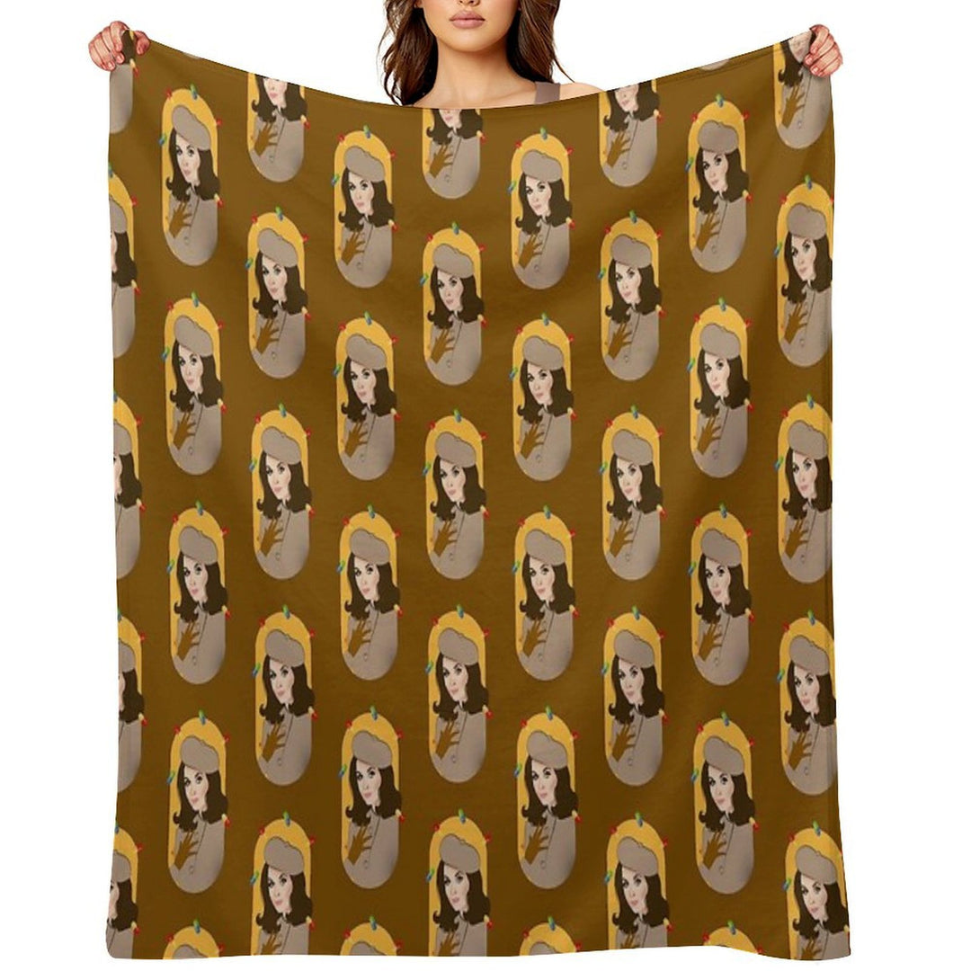 Anne Welles Shrink-resistant Throw Blanket