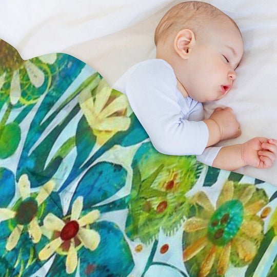 Summer Light, An Este MacLeod Design Velvety-soft Throw Blanket