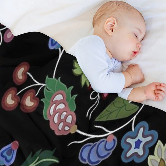 Anishnawbe Machine-washable Throw Blanket