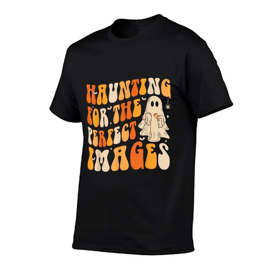 Haunting for The Perfect Images, Ultrasound Tech Halloween  Trendy Pattern T-Shirt