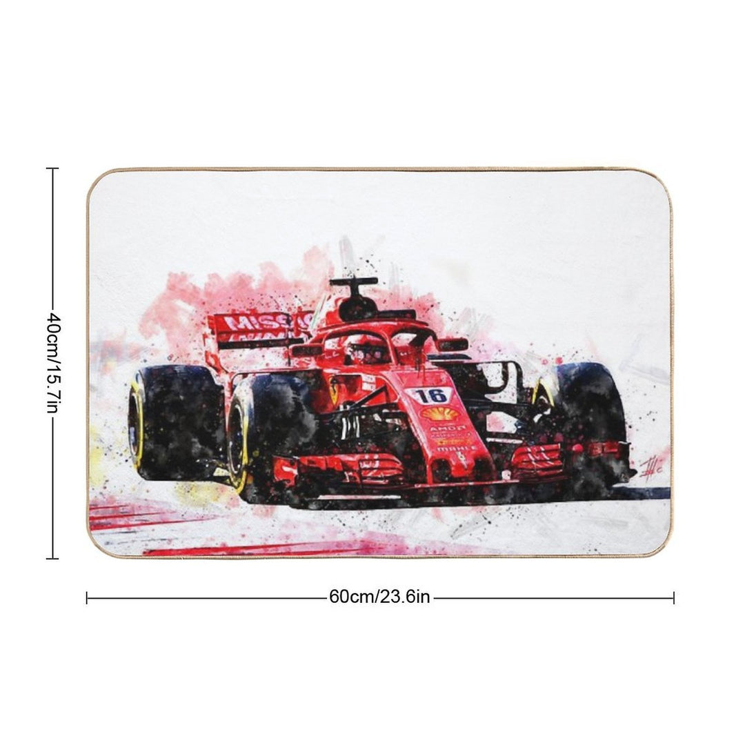Charles Leclerc Ferrari  Eco-Friendly Bath Mat
