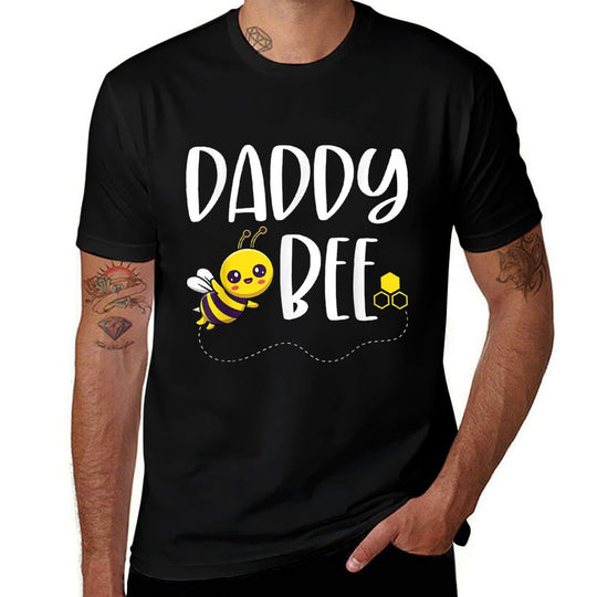 Birthday Bee Family Matching Daddy Bee Dad Beekeeper Papa  Quick-drying T-Shirt