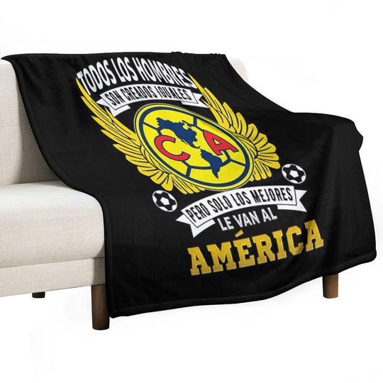 Playera Aguilas Del America Solo Los Mejores Le Van Al America Machine-washable Throw Blanket