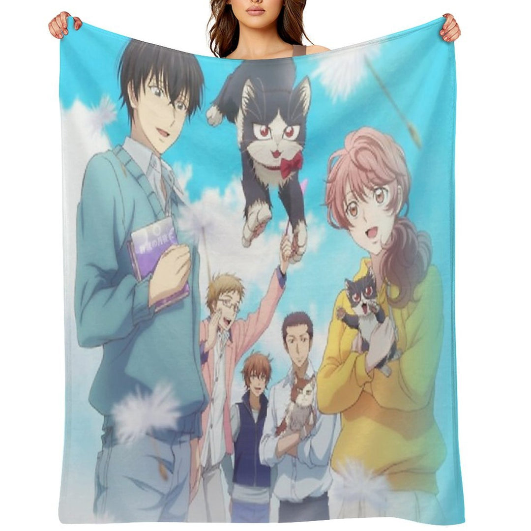 My Roommate Is A Cat Velvety-soft Throw Blanket