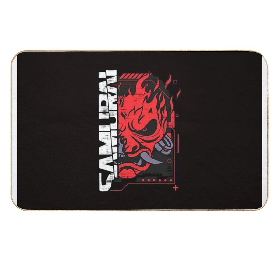 Samurai Rock Band  Pet-Safe Bath Mat