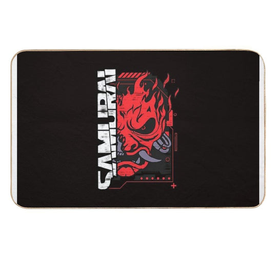 Samurai Rock Band  Pet-Safe Bath Mat