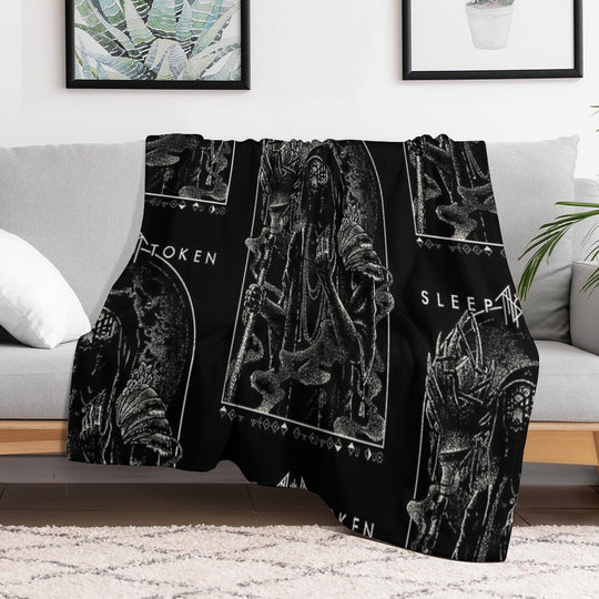 Raise Your Horns High, Let The Metal Reign Eternal Compact Throw Blanket