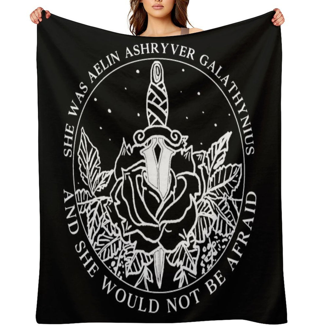 Aelin Galathynius - Throne of Glass Quote Quick-dry Throw Blanket