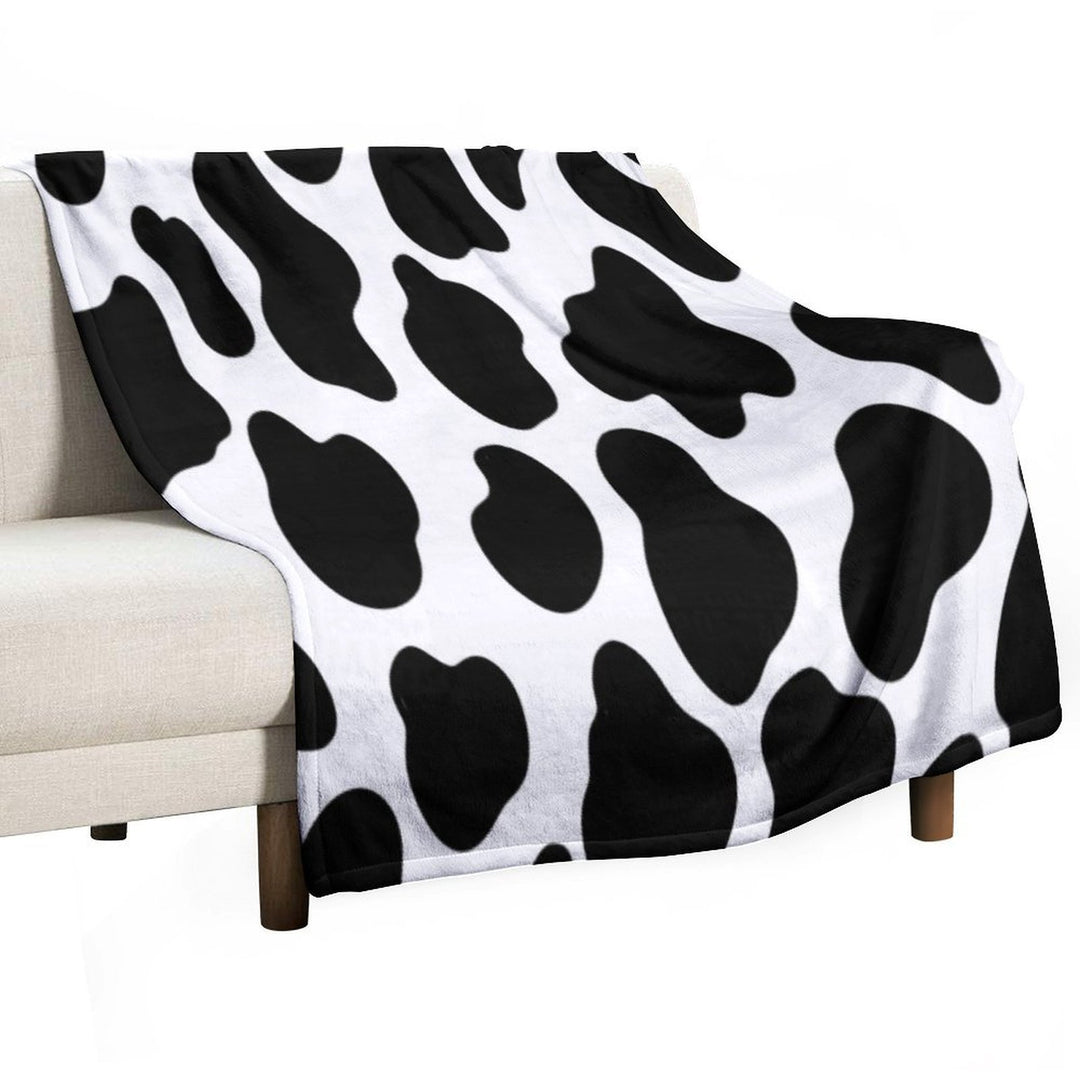 Cow Print Gift-ready Throw Blanket