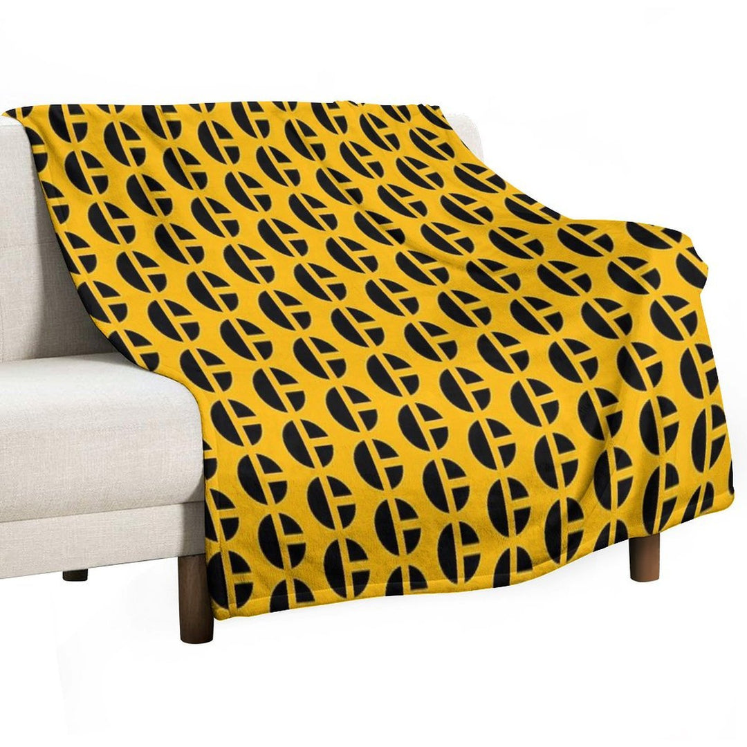 Caterpillar Logo - C Eco-conscious Throw Blanket