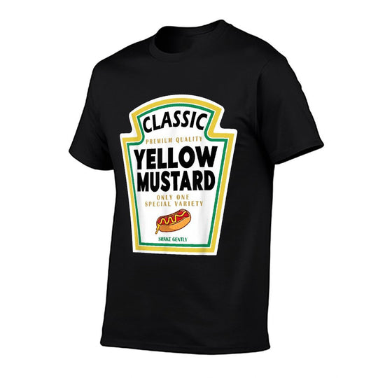 Yellow Mustard DIY Halloween Costume Matching Group Mustard  Fade-proof Color T-Shirt