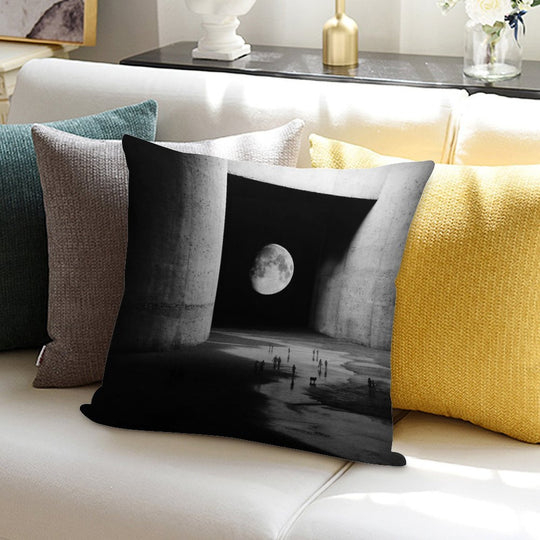To The Moon Soft Warmth Comfort Throw Pillow