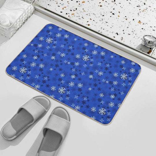 Deep Snow  Fade-Resistant Bath Mat