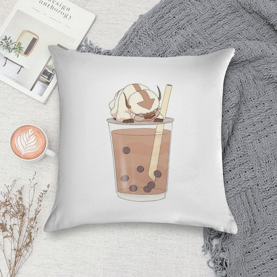 Appa Boba Milk Tea Soft Home Decor Throw Pillow
