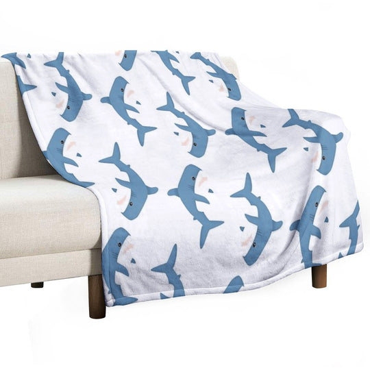 Blahaj Eco-conscious Throw Blanket