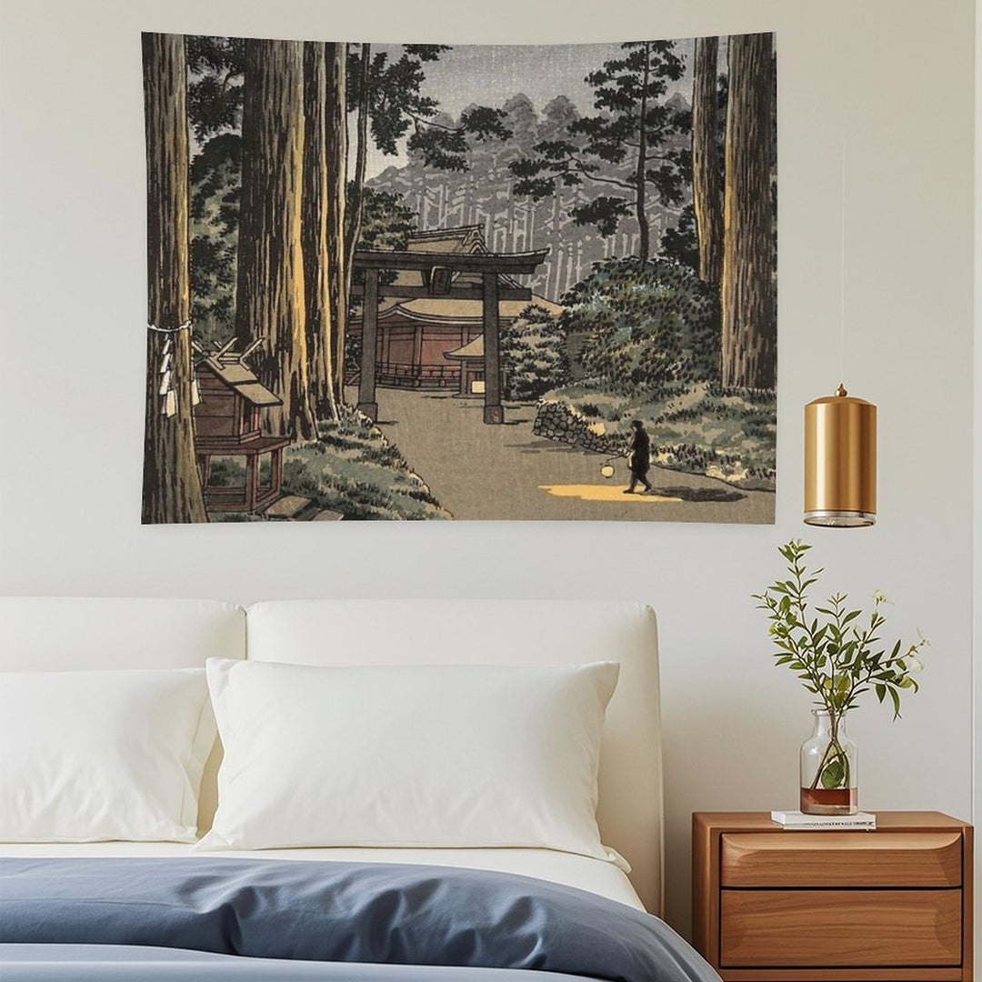 Tsuchiya Koitsu - Futarasan, Nikko, Mountain Temple Tapestry