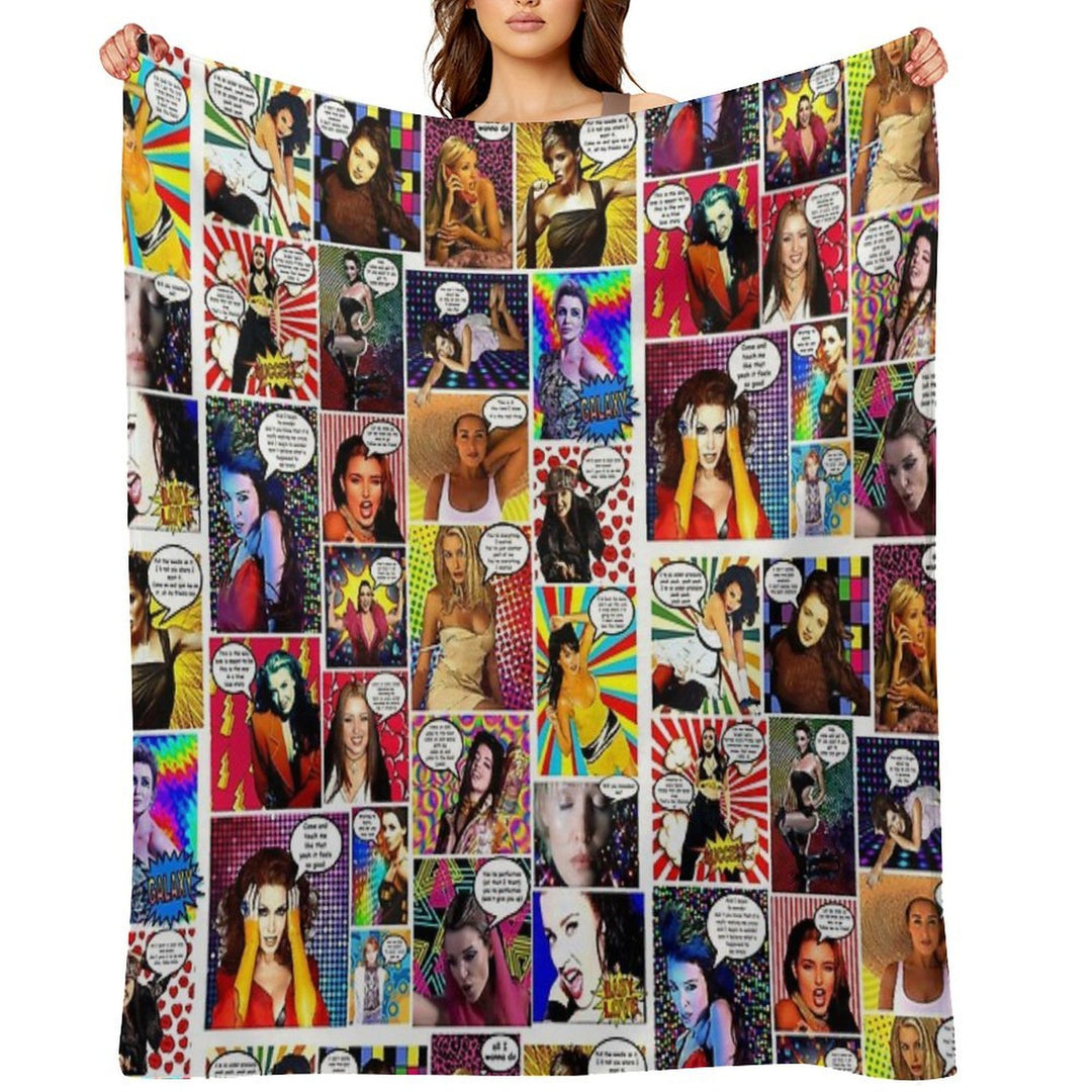 Dannii Minogue Goes Pow WOW #30 All-season Throw Blanket