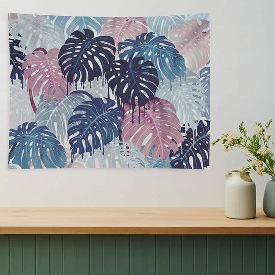 Monstera Melt Tapestry