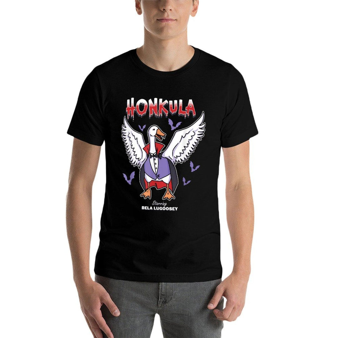 Honkula Funny Vampire Halloween Goose Meme Honkus Ponkus  Fade-proof Color T-Shirt