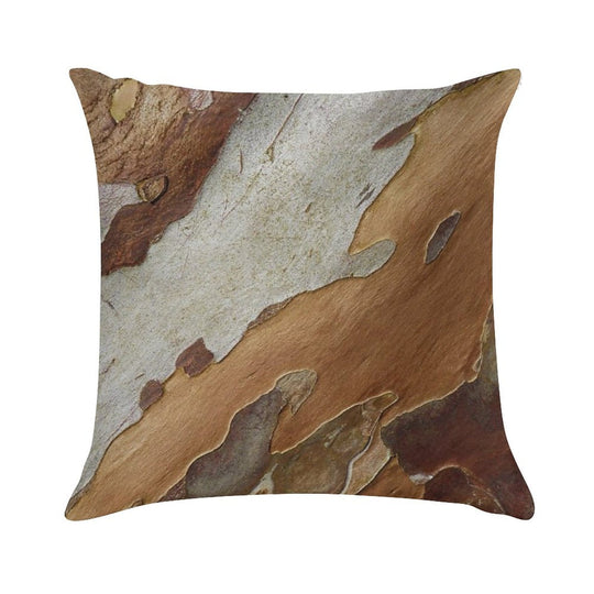 Tree Bark Soft Warmth Comfort Throw Pillow
