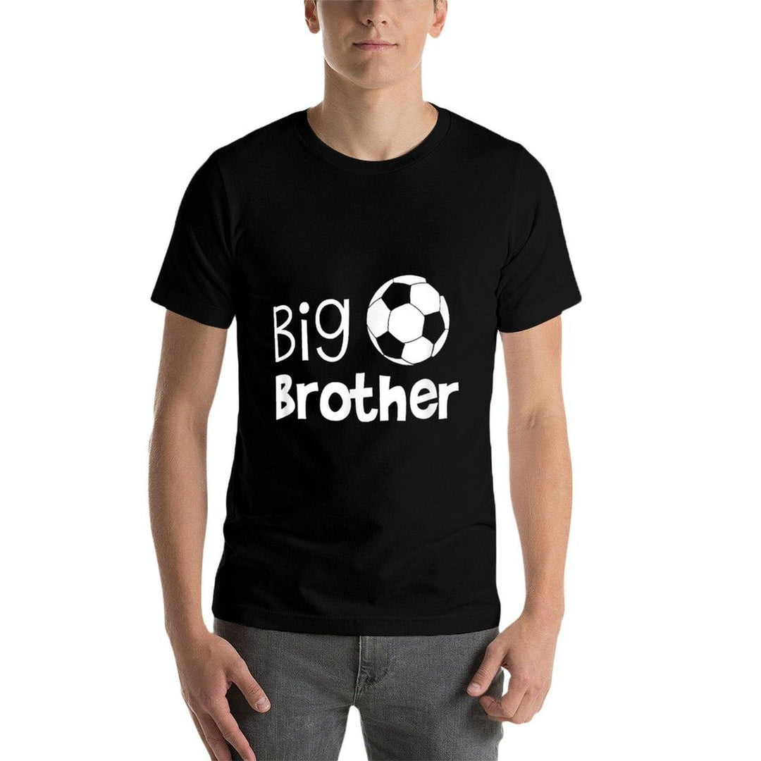 Big Brother - Soccer Tshirt for Big Brother Toddler  Heathered Texture T-Shirt
