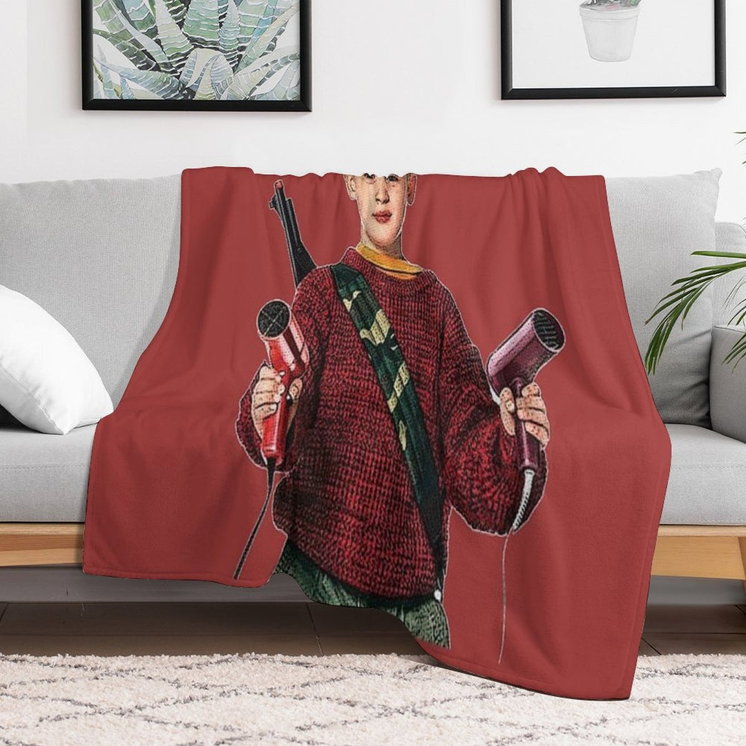 Kevin McCallister Home Alone Christmas Movie Quick-dry Throw Blanket
