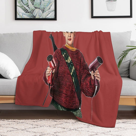 Kevin McCallister Home Alone Christmas Movie Quick-dry Throw Blanket