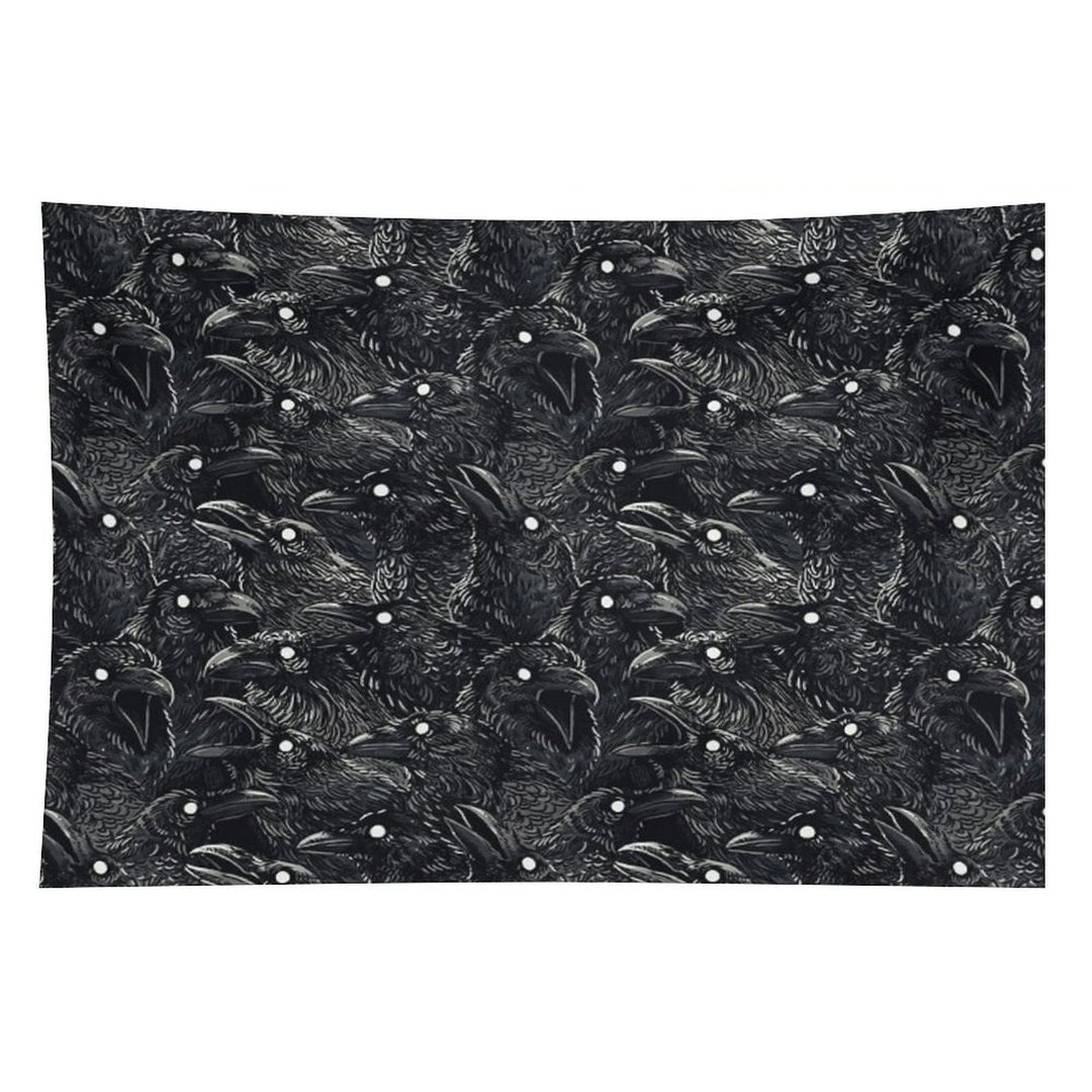 Raven Pattern 2 Tapestry
