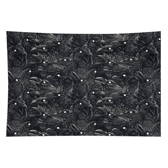 Raven Pattern 2 Tapestry