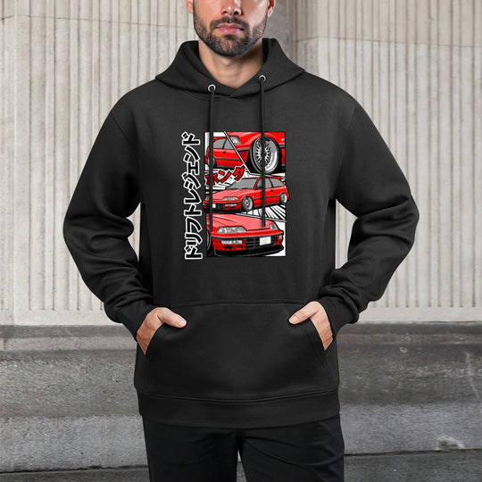 Japanese Old-school JDM Tuning Car Easy Care Hoodie