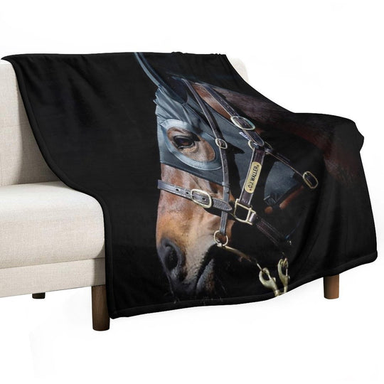 Winx - Racehorse Durable Throw Blanket