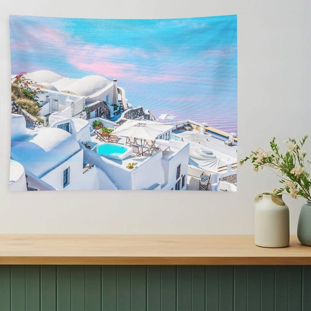 Greece Dreams #digitalart #travel Tapestry